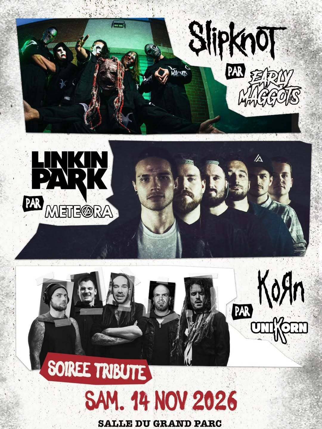 Concert tribute : Slipknot × Linkin Park × KoRn