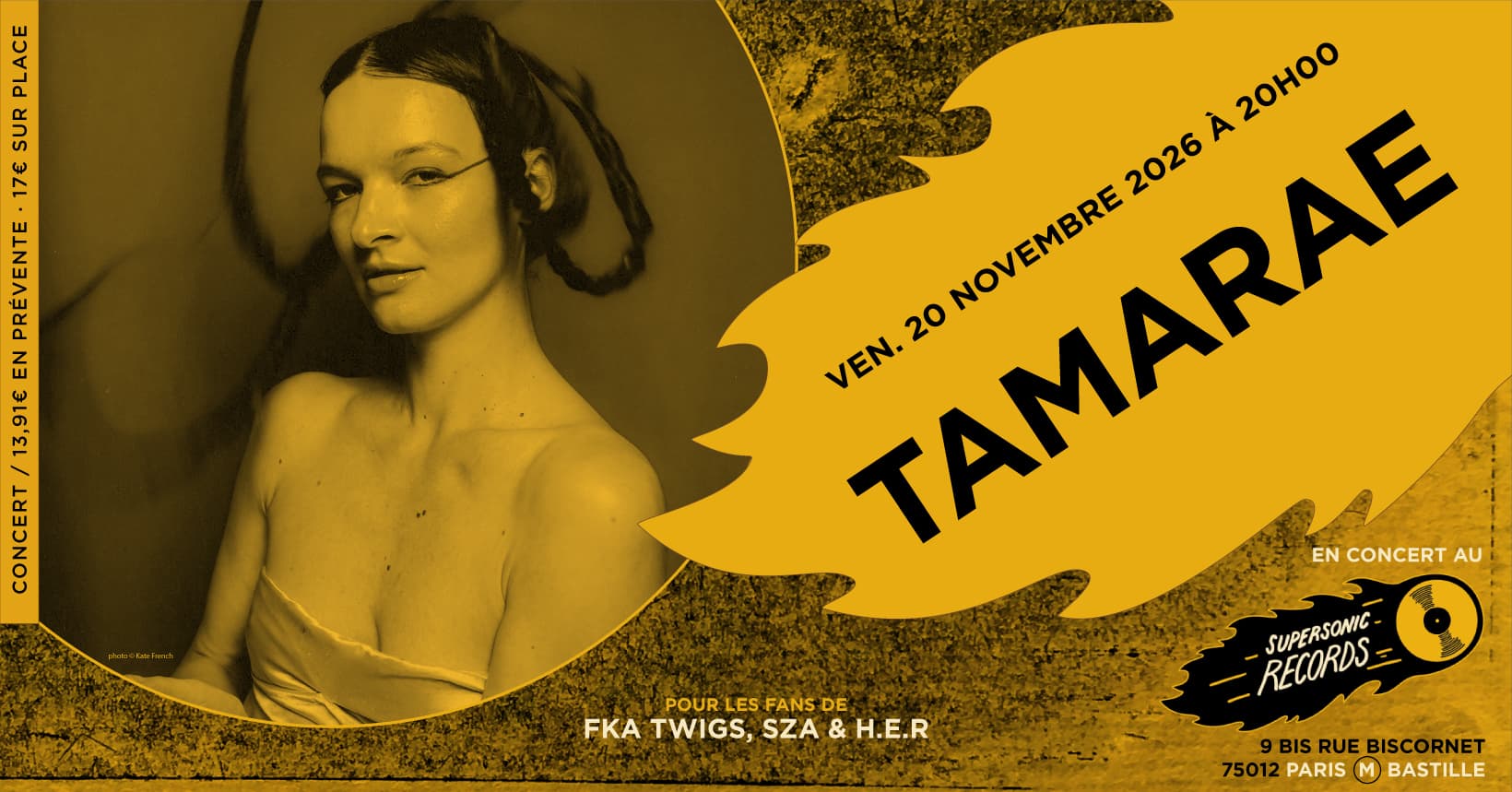 Tamarae en concert (côté Records)
