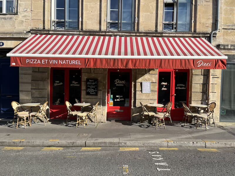 Resto à Bordeaux : Dieci, la pizza au coeur
